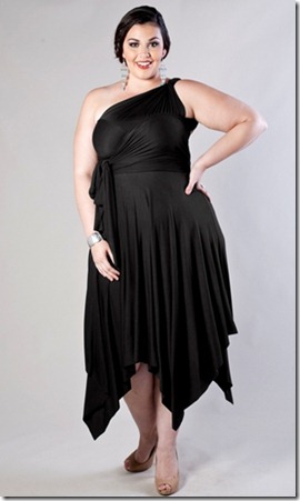 Vestidos de Noche Cortos para Gorditas 2012 .  thumb