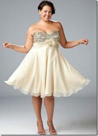 Vestidos de Noche Cortos para Gorditas 2012  thumb