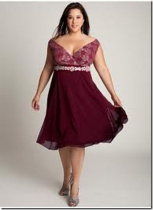 Vestidos de Noche Cortos para Gorditas 2012  thumb1