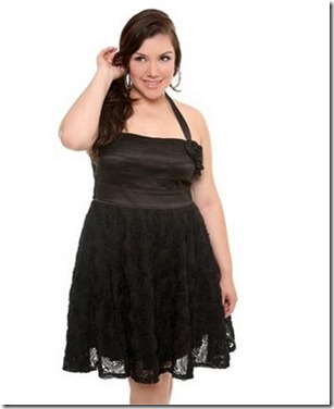 Vestidos de Noche Cortos para Gorditas 2012  thumb2